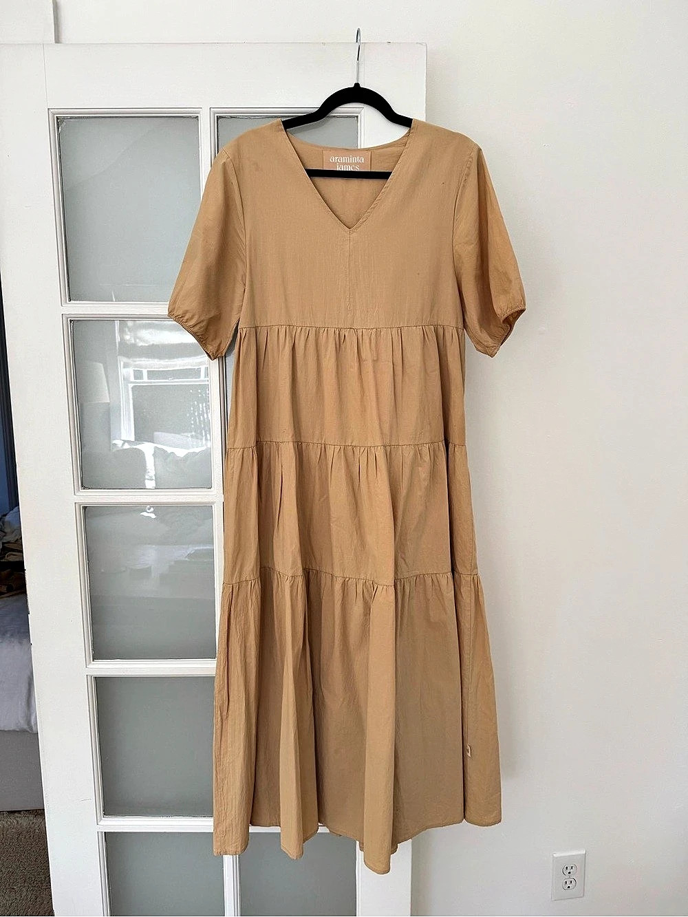 Araminta James Acropolis Dress Cotton Tiered Maxi